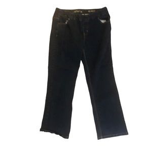 𝅺Jessica Elastic Waist Pull-on Bootcut Jeans